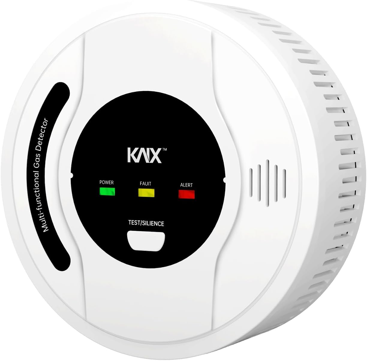 4-in-1 Carbon Monoxide Detectors, Smoke Detector, Natural Gas Detector, Propane Detector, CH4/LPG/Smoke and Carbon Monoxide Detector,Battery Powered,LED Indicator,Natural Gas Leak Detector for Home,RV