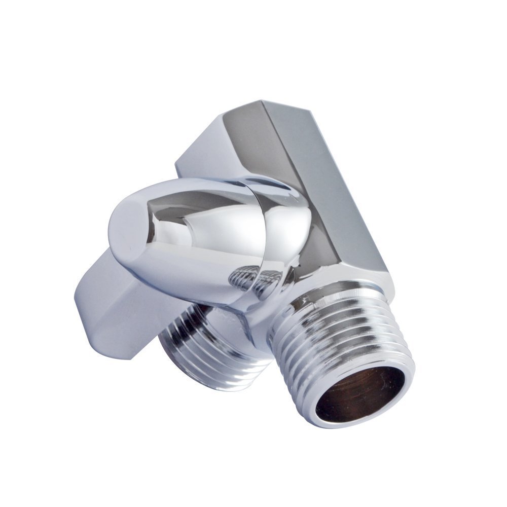 REEGE Solid Brass Shower Arm Diverter Valve, Polished Chrome