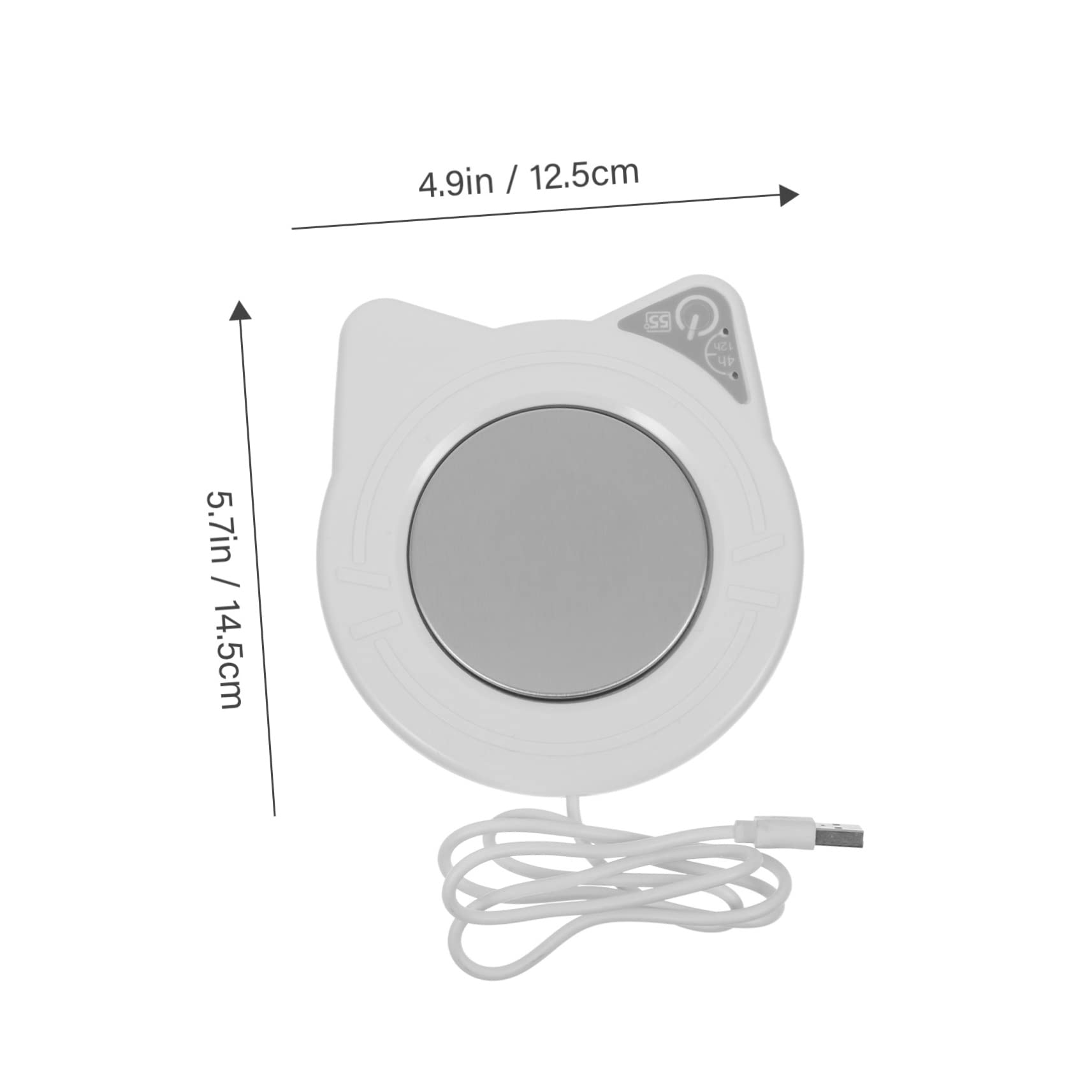 KICHOUSE 55? Constant Temperature Coaster USB Mug Warmer Wireless Tea Mug Warmer