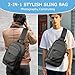TAAOKA Camera Sling Bag for Photographer– Waterproof Crossbody Camera Bag with Fast Access Pockets, Thick Shockproof Photography Backpack with Tripod Holder, DSLR camera bag for Nikon/Sony/Canon