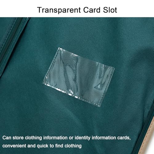Travel Garment Bags, Travel Hanging Garment Bags Foldable, Dust and Moisture Proof, with Card Slot, for Jackets, Shirts, Suits4