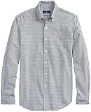 POLO RALPH LAUREN Men's Classic Oxford Long Sleeve Sport Shirt, Rl Checkered Black/White, Large