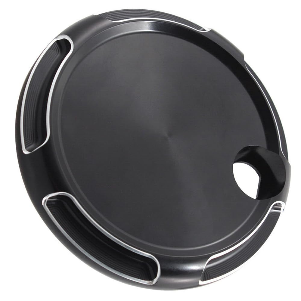 TOTMOX Fuel Gas Tank Door Cover, Motorcycle Gas Box Cover, 2008-2017 Compatible with Harley Touring Street Glide, Electra Glide, Road Glide, Tri Glide Models