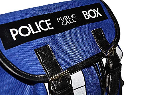 HAMIQI-Doctor-Who-Cosplay-Police-Box-Fashion-Casual-Backpack-Blue-Washed-Canvas-Bag-Anime-Travel-Backpack-Student-Schoolbag-Flip-Drawstring-Bags-Sports-Backpack