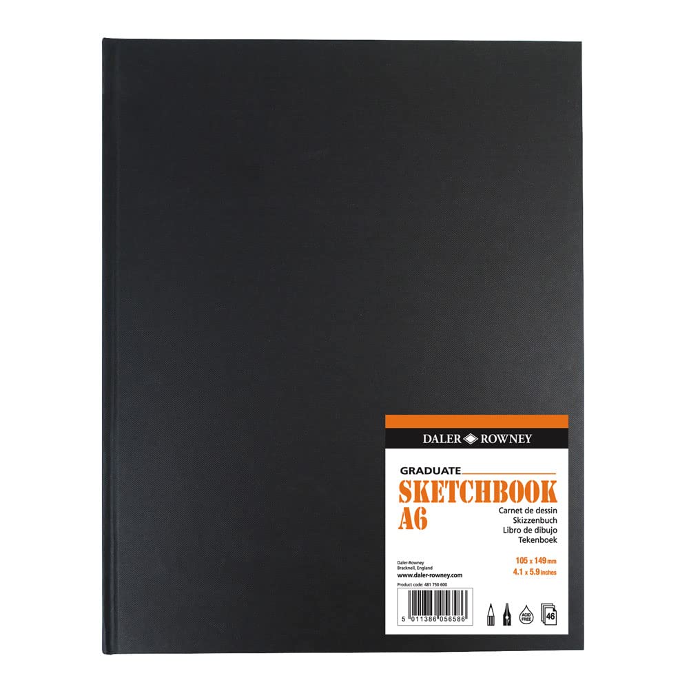 Croquis relié format A6 Graduate pour dessins et notes