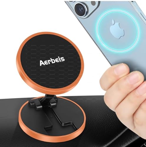 Aerbeis Magnetic Phone Holder Mount for Car, Compatible with MagSafe,