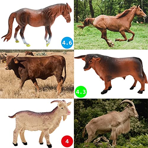 Farm Animals Red Barn Toys, 20Pcs Farm Figurines And Fence Playset, Farmer Vehicle Toy Truck Pretend Play Set For 3-10 Years Old Kids Boys Girls Toddlers #TOP2