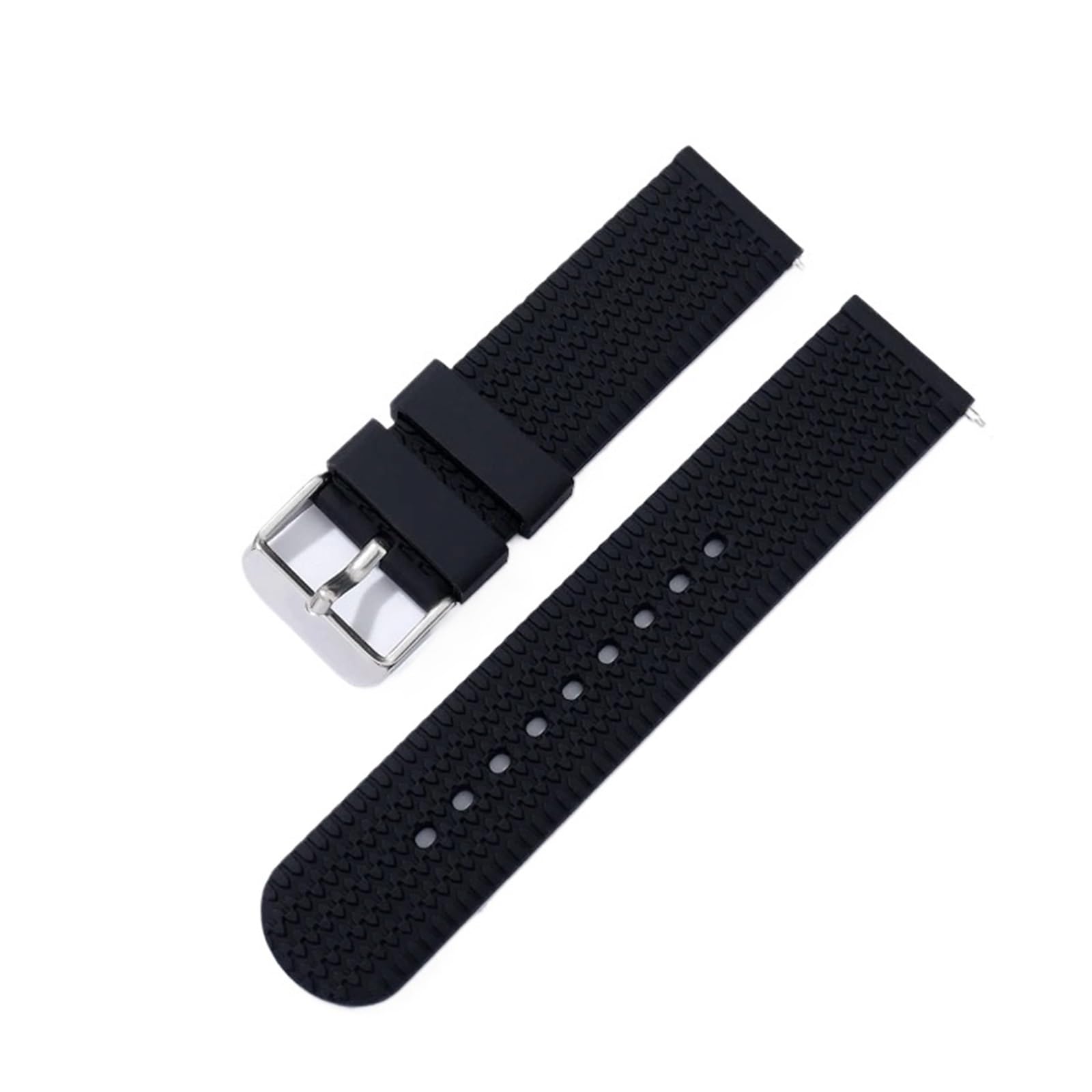 SiChouwz Cinturino In Gomma, Cinturino In Silicone Impermeabile Da 18 Mm, 20 Mm, 22 Mm, 24 Mm, Cinturino Di Ricambio