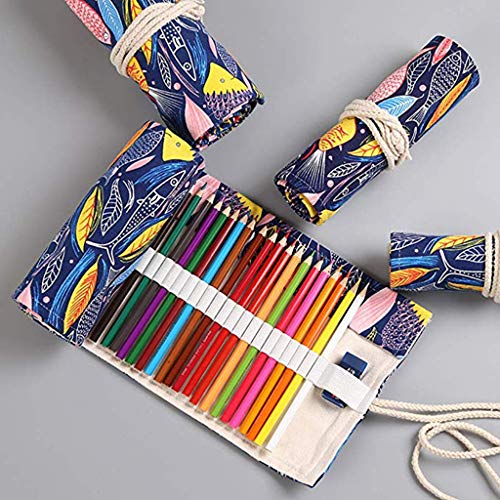Image of Paint Brush Bag Roll Up Art Painting Brushes Cases Holder for Artist Draw Pen Watercolor