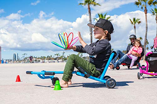EzyRoller Ride On Toy - New Twist On A Classic Scooter - Blue