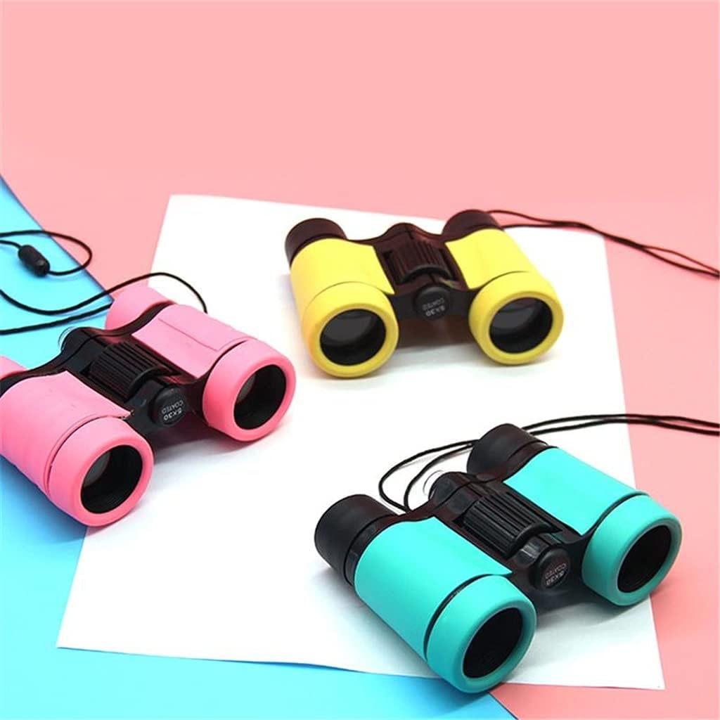 Adjustable Children Binoculars Telescope Toy Game Props Birthday Present for Entertaining(Gray)