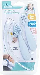 Lolly Kit Colher Treinamento Dippy Azul