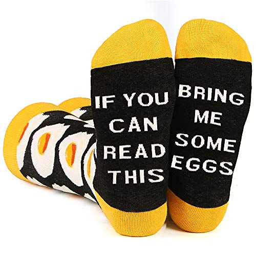 Chaussettes amusantes pour homme et femme avec inscription amusante « If You Can Read This Funny Socks » - Chaussettes de jeu amusantes et colorées - - taille unique Cover