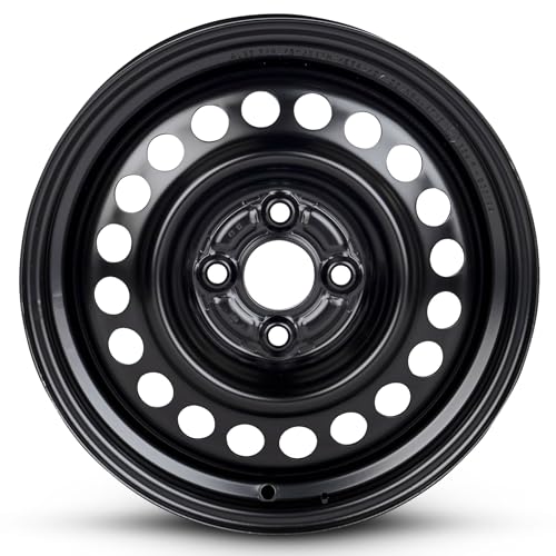 for 2010-2014 Honda Fit 15 Inch Painted Black Rim -