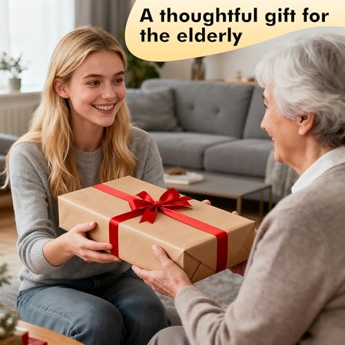 Huiguli Bambústyle Taburete de Inodoro de Bambú para Adultos y Niños – Taburete Baño Antideslizante con Base Estable, Color Natural - imagen 7