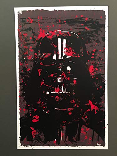 Darth Vader Star Wars Contemporary Print, 11 x 17 Poster, Science Fiction Movie Pop Art