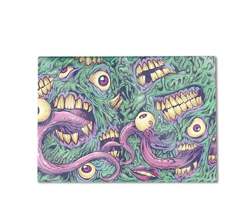 Image of Glossy Glitter Gaming Skin Compatible with HP Envy x360 16 inch (2023) - Eyes and Teeth - Premium 3M Vinyl Protective Wrap Decal Cover - Easy to Apply | Crafted in The USA by MightySkins