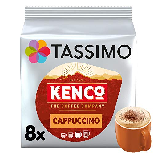 Tassimo Kenco Cappuccino Coffee Pods x8 (Pack of 5, Total 40 Drinks)