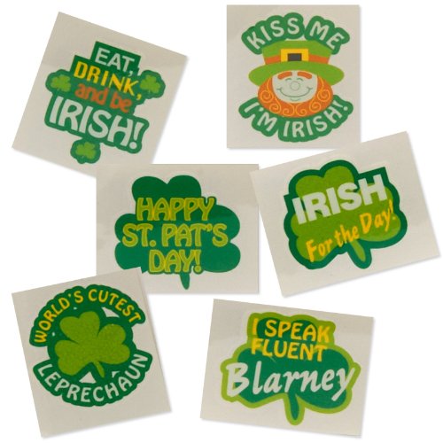 Fun Express St. Pat's Day Tattoos Party Accessory