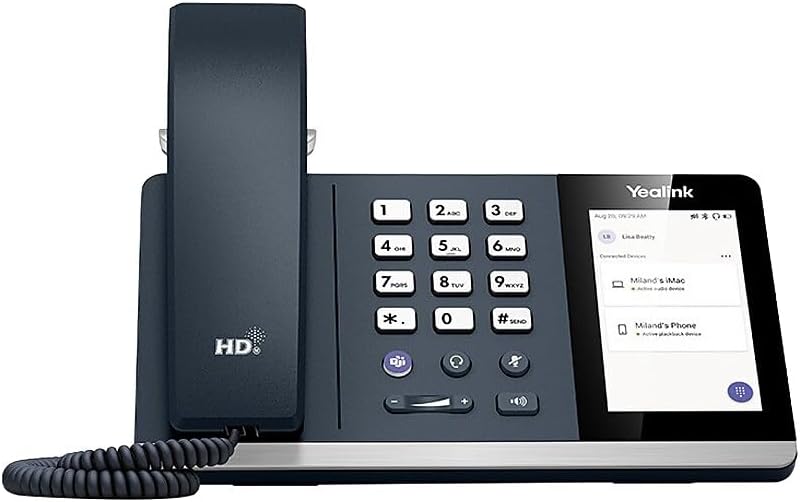 Yealink MP50-TEAMS USB Phone Compatible with Microsoft Team (YEA-MP50) (Renewed)