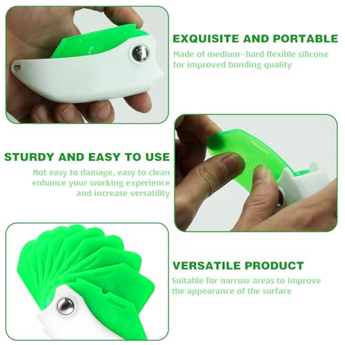 9-in-1-Silikon-Dichtungswerkzeug, multifunktionales Dichtungsfingerwerkzeug, tragbares Fugendichtungswerkzeug, Eckenschaber, Dichtungsentfernungswerkzeug, Dichtungswerkzeugentferner für Zuhause