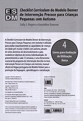 Checklist Curriculum do Modelo Denver de Intervenção Precoce Para Crianças Pequenas com Autismo