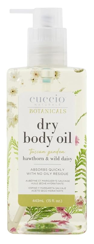 Cuccio Naturale Óleo Corporal Seco com Espinheiro-alvar e Margarida-selvagem, 15 oz