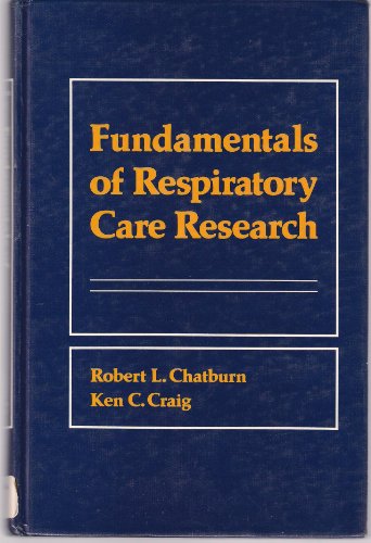 Fundamentals of Respiratory Care Research 0838528058 Book Cover