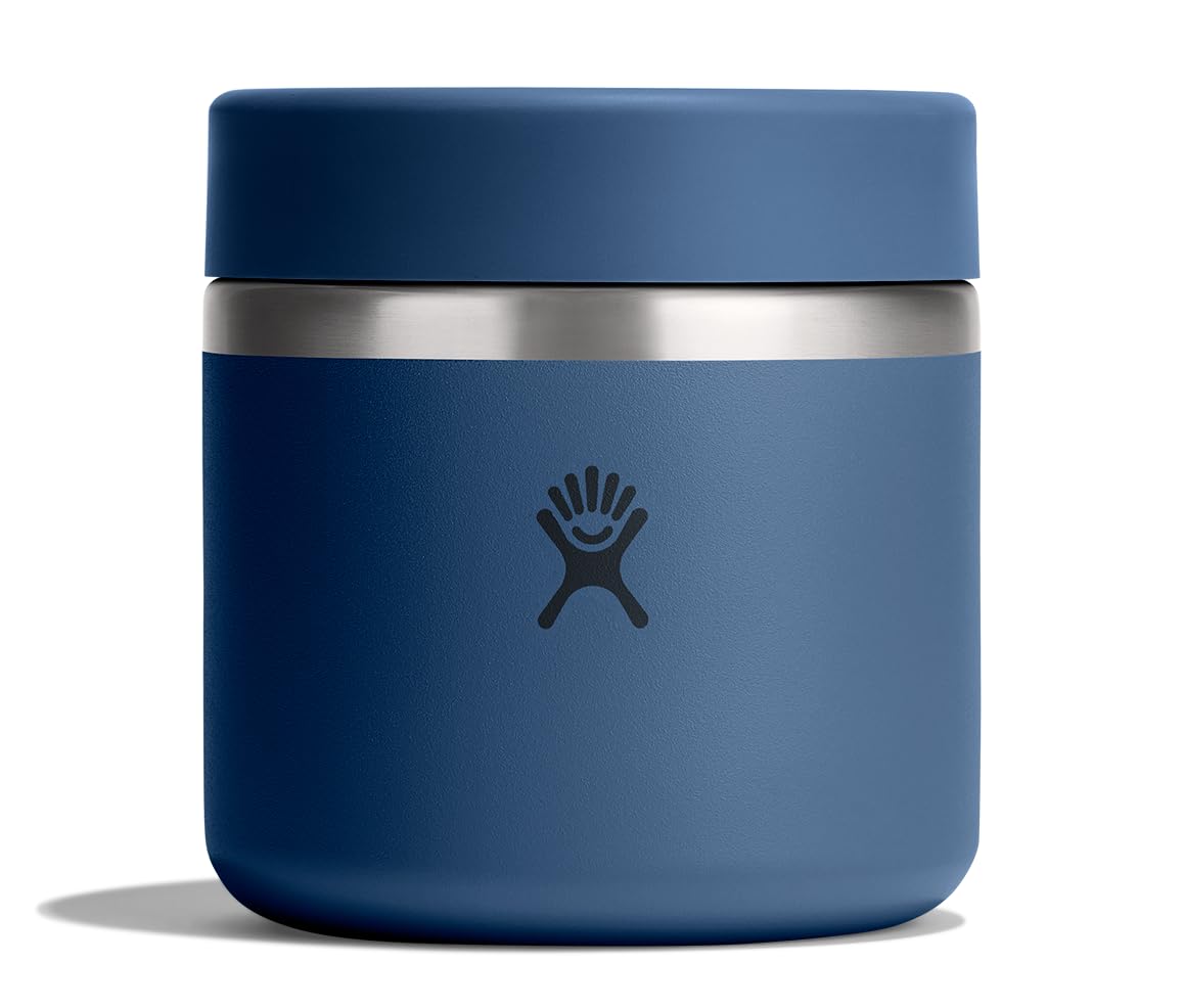 Hydro Flask Harbor Blue Food Jar – Insulated Stainless Steel, Snack Travel Container For Hot Food & Soup 20 Oz