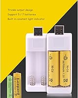 Vista 4 de SaiDian 2 unids AA AAA cargador de batería USB rápido 2ranuras cargador para 1.2 V batería recargable