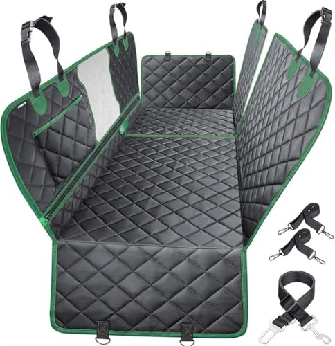 Image of Dog car seat Cover (Green, 6-in-1 Dog Car Seat Cover)