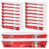 SHINEOFI 100 Stück Hot-dog-papierboxen, Lebensmittelbehälter für Partys, Hot-dog-schalen Und Verpackungen, Praktische To-go-papierboxen für Wurstverpackungen