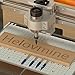 Helovmine Engraving Bits 15, 20, 60, 90 Degree CNC Wood Carving Router Bit Set with Nano Blue Coated, Marking Conical Engraving Router Tool , 2 Flutes Tungsten Steel Straight CNC V-bit 1/4 Inch Shank