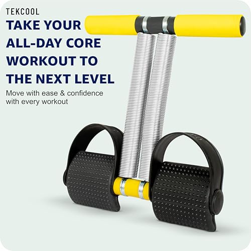 Image of TEKCOOL Double Spring Tummy Trimmer Men and Women for Abs Workout Stomach Exercise Machine for Women and Men Exercise in Gym