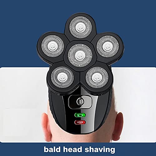 Electric Razor for Men, 5 In 1 Grooming Kit Wet And Dry Electric Shaver Beard Trimer Hair Trimmer Electric Razor Rechargeable Bald Shaving Machine - Image 4