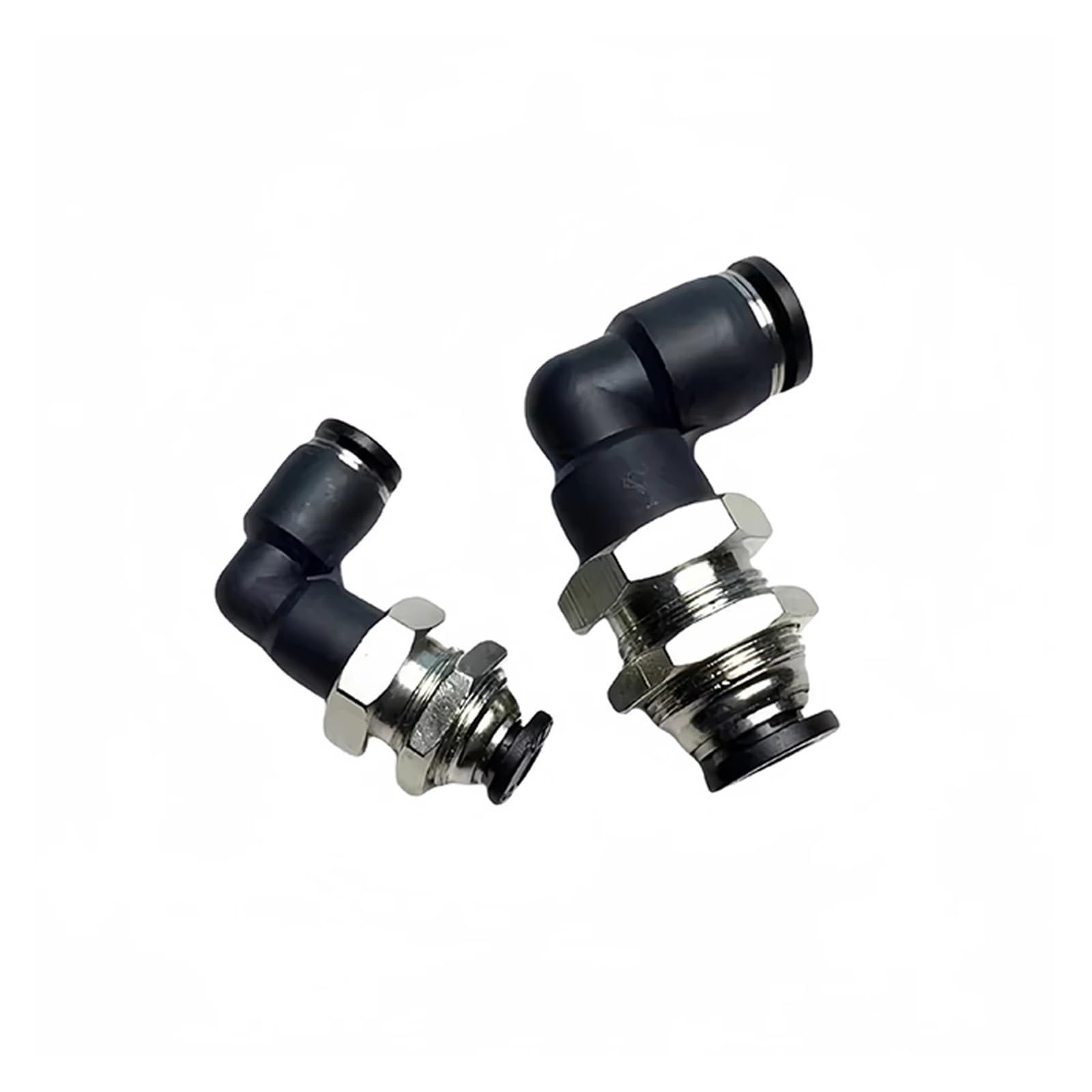 PM PLM paratia gomito diritto attraverso piastra connettore rapido pneumatico tubo PMM pollici 5/32 "1/4" 5/16 "3/8" 1/2 "PU tubo aria (PLM-1l4)