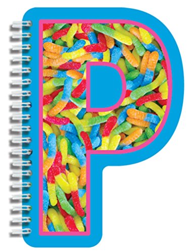 iscream Letter P Shaped Spiral-Bound Lined Page 6.5