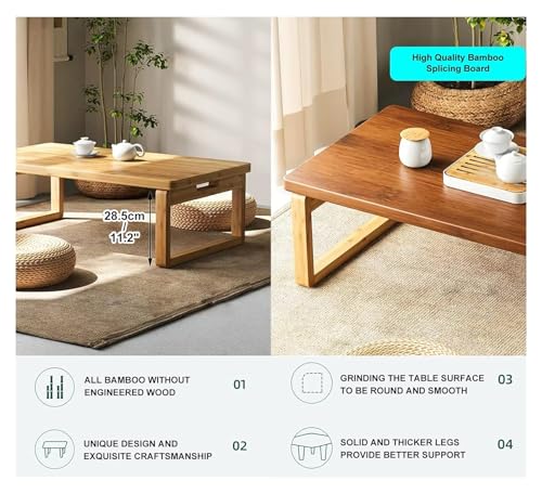 Petite table basse pliante noire pour gagner de la place studio