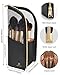 MONSTINA Makeup Brush Organizer Bag,High Capacity Portable Stand-Up Makeup Brush Holder,Professional Artist Makeup Brush Sets Case Waterproof Dust-proof Makeup Brush Cup