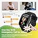 whraills 2026 Neue 4G Smartwatch Kinder mit Videoanruf & GPS, SOS, Voice Chat, IP68 Wasserdicht, Schulmodus, Schrittzähler, Wecker, Lernspiele, Geschenk für Jungen und Mädchen 4-15 Jahren – Schwarz