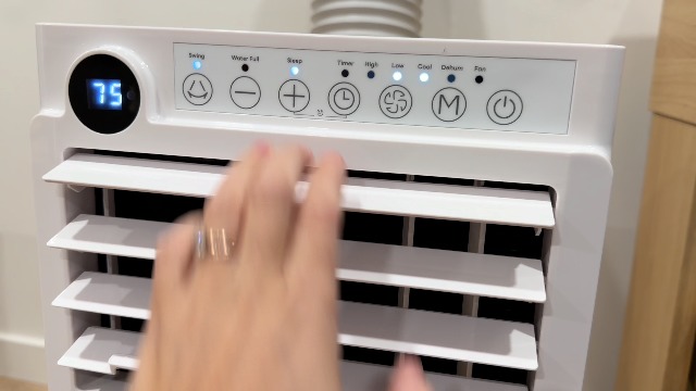 Image of Electactic 10000BTUs Portable Air Conditioner for Bedroom with Drainage-free Cooling, 4 in 1 Portable AC Units with Cool, Fan, Dehumidifier, Sleep, 24H Timer /Remote /Window Kits