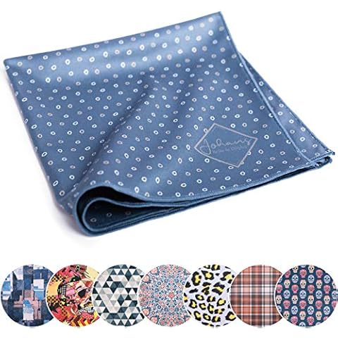 Johans® XXL Mikrofasertuch | Optikerqualität 30x30cm zur Reinigung von Brille, Smartphone, Tablet, Kamera | Brillenputztuch, Displaytuch, Poliertuch Cover