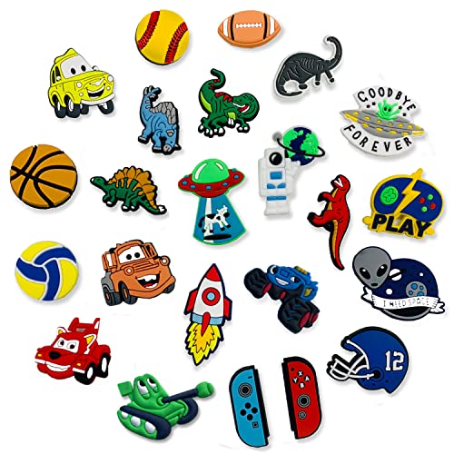 28 PCS Shoe Charms for Men, Shoe Decoration Charms Fits for Clog Sandals Wristbands Party Favors Birthday Gifts