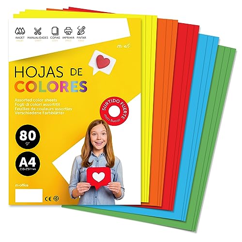 Fogli Colorati A4 80g, 50 Fogli Assortiti, Per Stampanti E Lavoretti Manuali Bambini - Foto 6