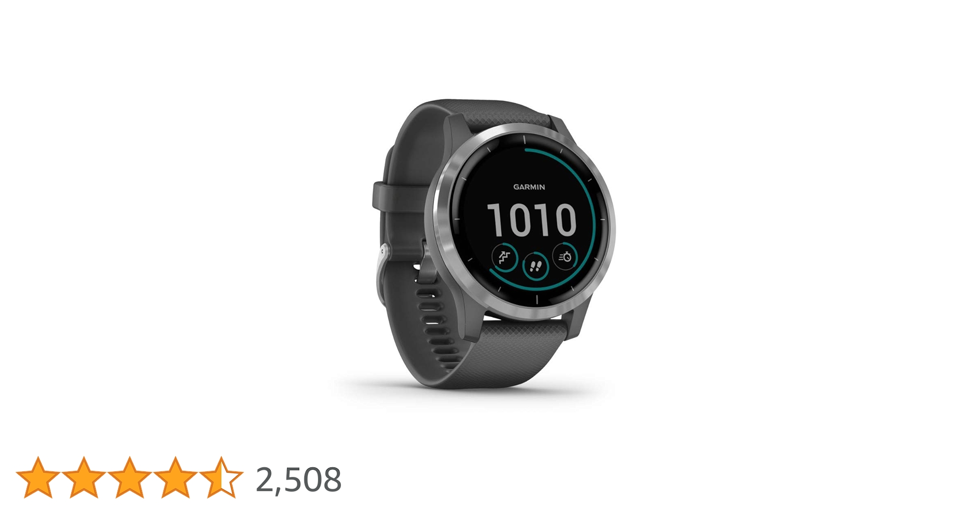 Garmin Vivoactive 4, GPS Fitness Smartwatch, Shadow Grey