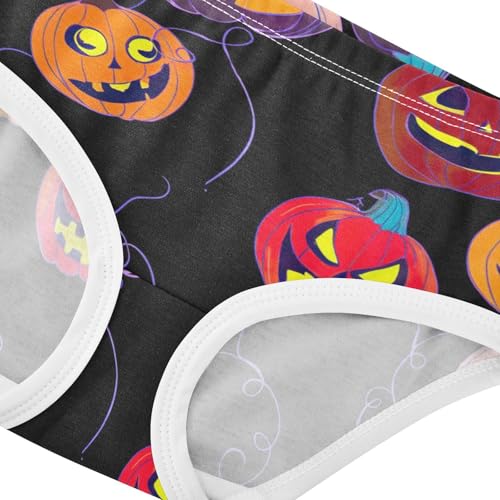 Funny Halloween Pumpkins Black Toddler Underwear Custom 2t Cotton Cute Panties Girl Durable Briefs Underpants4