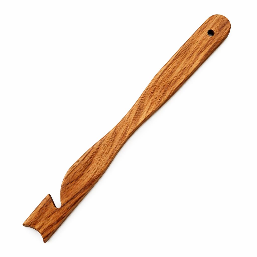 2 Pcs Wood Oven Rack Puller 12 Inches Oven Rack Push Pull Tool Long Handle Oven Stick for Kitchen Baking Cooking Toaster Air Fryer-image-5