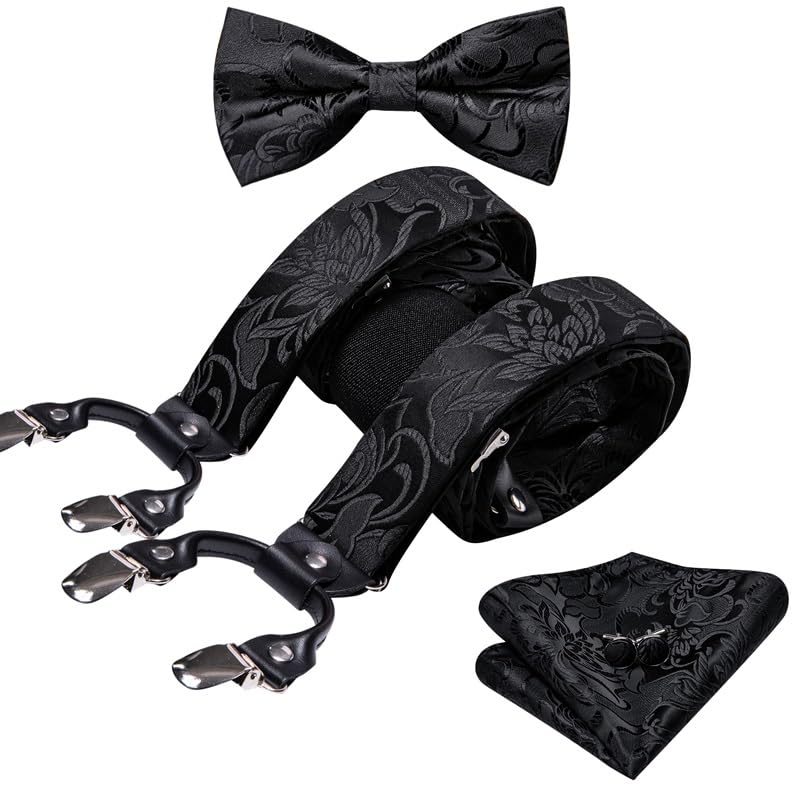 Set de tirantes, corbata y gemelos para hombre miniatura 2