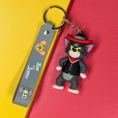Image of OTTAVO Cute Cartoon 3D Silicone High -Quality PVC Material Keychain, Suitable for Boys and Girls - Pack of 1.