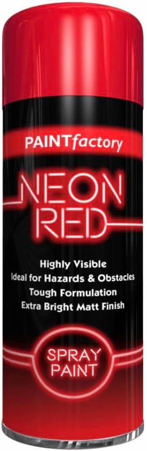 Paint Factory Neon Purple Spray Paint 200ml Extra Bright Matt Finish